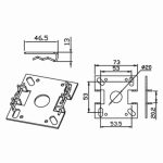 Supporto Chantier Mo5 Max 30Nm CAME 001YM0109