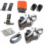 KT-HLXCORE24CC - Kit completo con motori interrati per cancelli a battente