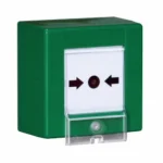 2495-V - PULSANTE A ROTTURA VETRO IP54 VERDE