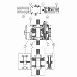 6BOXAS Gruppo Albero Secondario Per Arc 1b-1bh-bh-b Box 3-30-4-40-3sh Ditec 6boxas