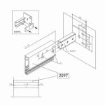 K2097L Kit Fissaggio Trave Portante In Luce DITEC ENTREMATIC K2097L