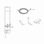 KB48 Kit Per Trave Di Supporto DITEC ENTREMATIC KB48