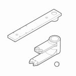 PRME04R01 Gruppo Fissaggio Metro MFAB M-FAB R01 Ricambio Originale NICE PRME04R01