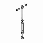 SPAMG197D00A Gruppo Montaggio Molla Wide M – L Ricambio Originale NICE SPAMG197D00A