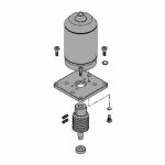 SPGM055500A Assieme Motore Elettrico 24V ROBUS 250 HS Ricambio Originale NICE SPGM055500A