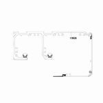 V3626G66 Profilo Cassonetto Valor T L 6650 Grezzo DITEC ENTREMATIC V3626G66