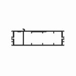V9800DG66 Profilo Trave Di Supporto L 6600 Per DAS Das200 Grezzo DITEC ENTREMATIC 
V9800DG66