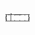 V9800G66 Trave Supporto L 6600 Grezzo DITEC ENTREMATIC V9800G66