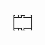 V9811N49 Profilo Di Raccordo Quadro L 4900 Euras C0 DITEC ENTREMATIC V9811N49